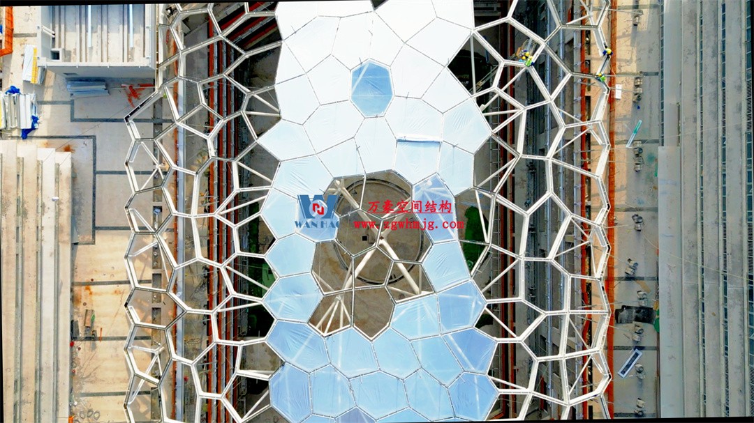 浙江萬豪空間結(jié)構集團有限公司安吉云安里項目膜結(jié)構工程進展報告