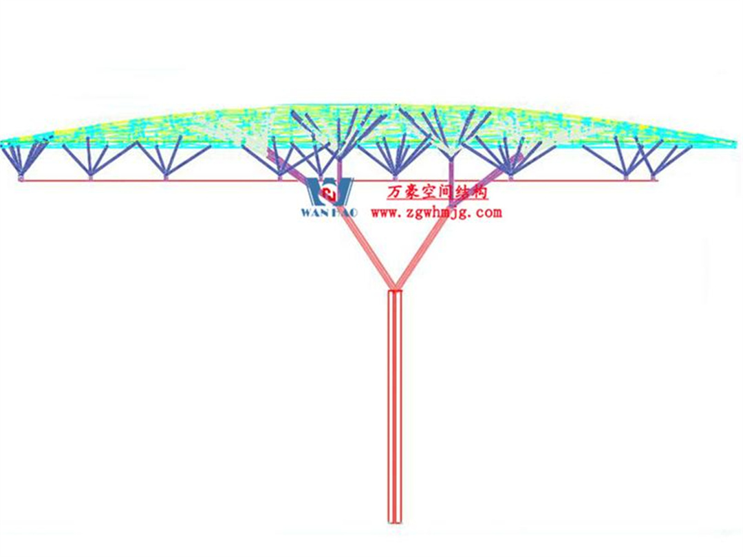 安吉縣昌碩小區地塊房產開發項目鋼結構天幕
