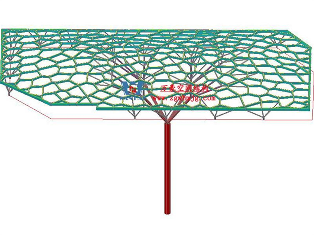安吉縣昌碩小區地塊房產開發項目鋼結構天幕