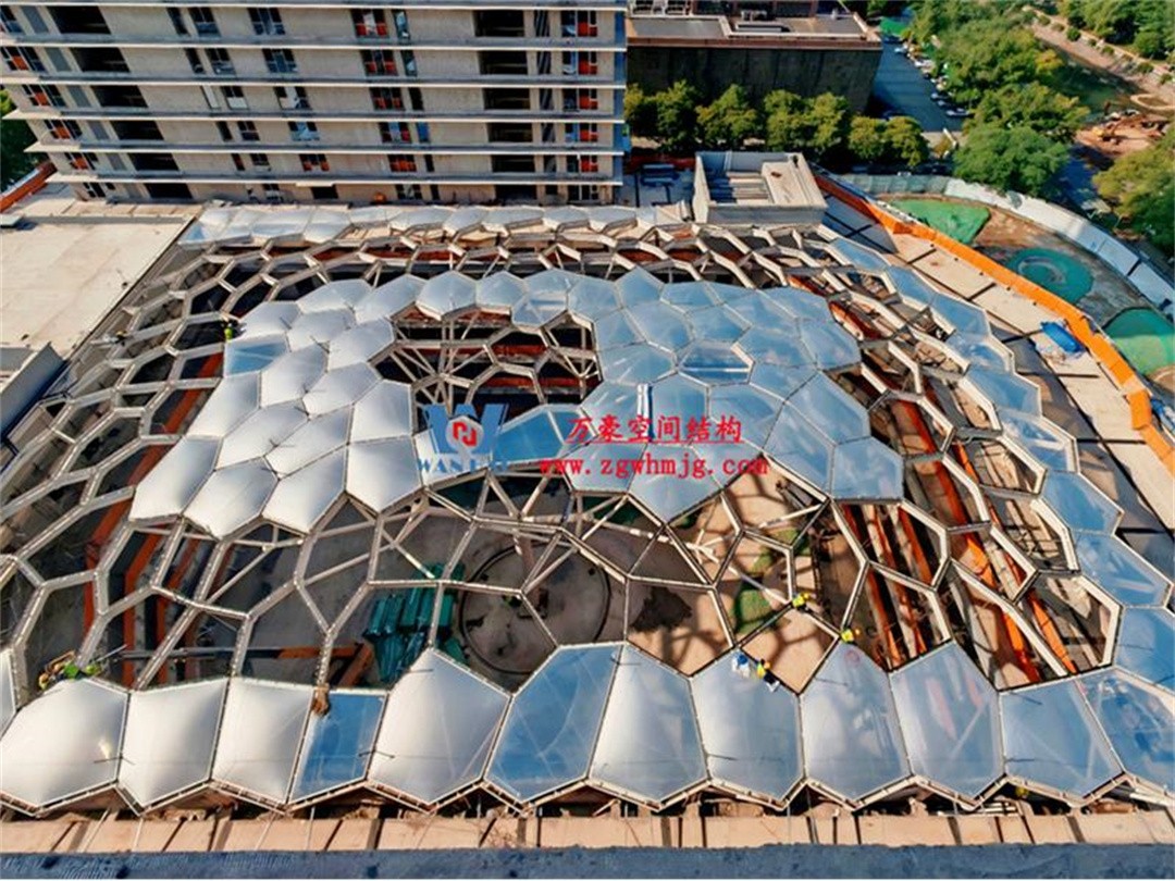 安吉縣昌碩小區地塊房產開發項目鋼結構天幕