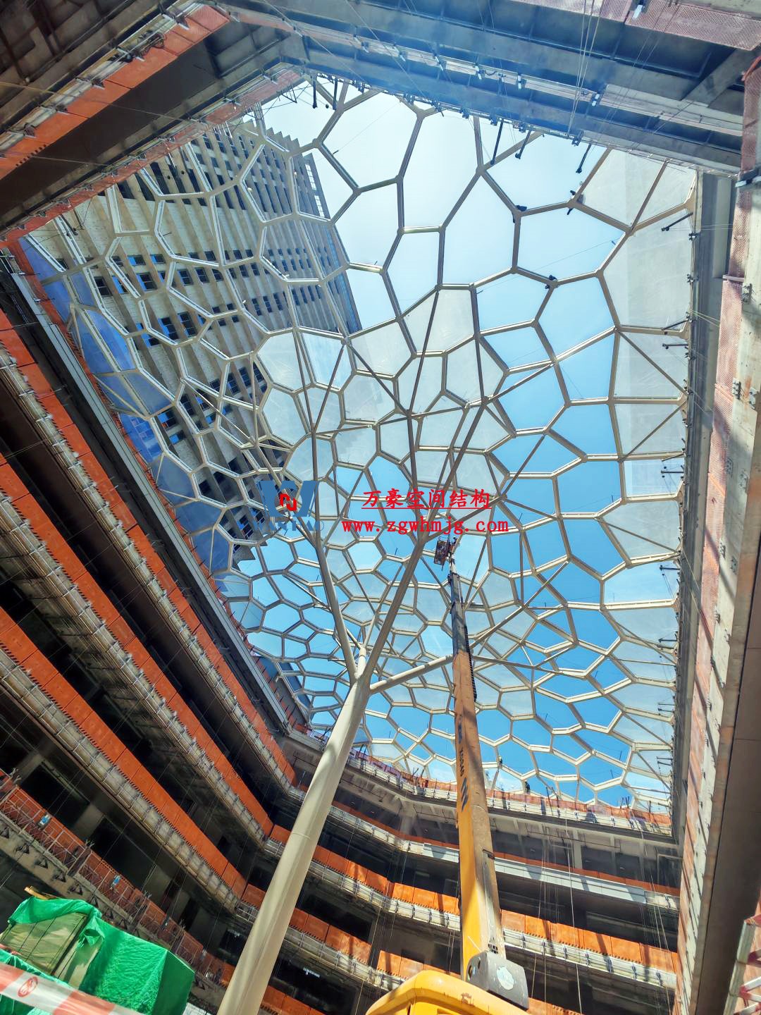安吉縣昌碩小區地塊房產開發項目鋼結構天幕