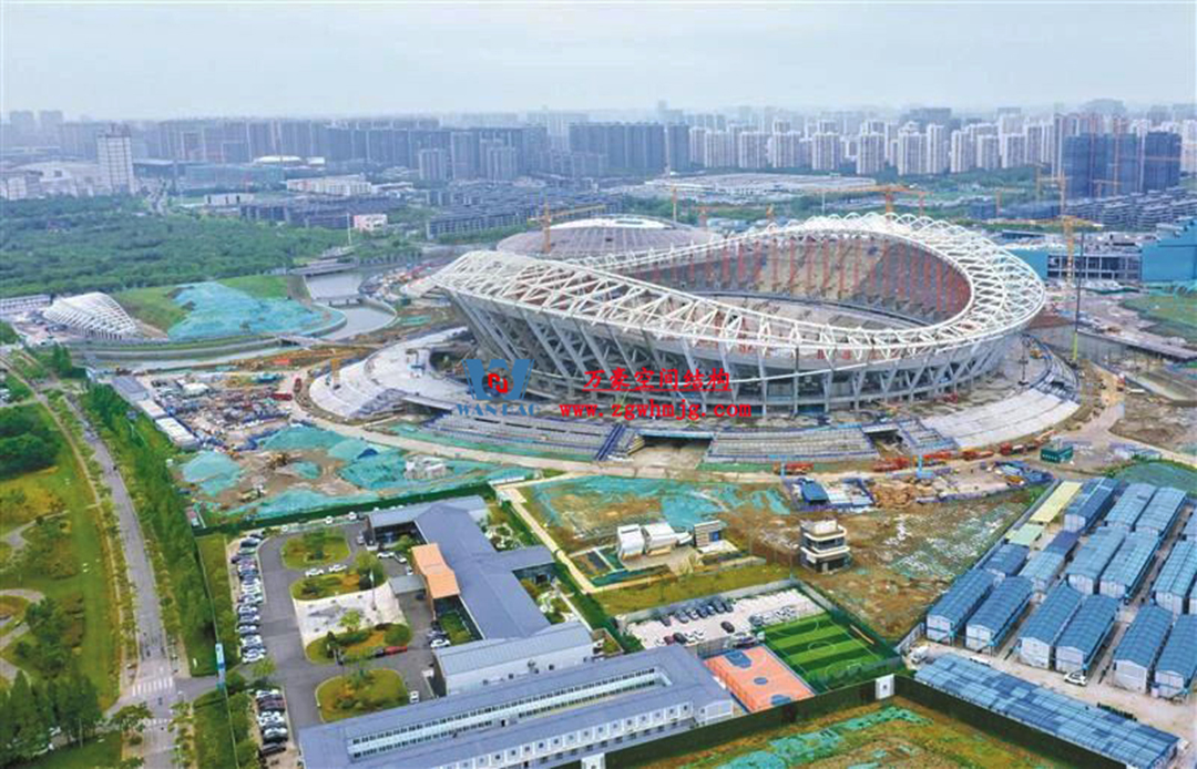 緊跟“蘇超熱浪”，火熱施工中，一只白鷺即將振翅高飛！