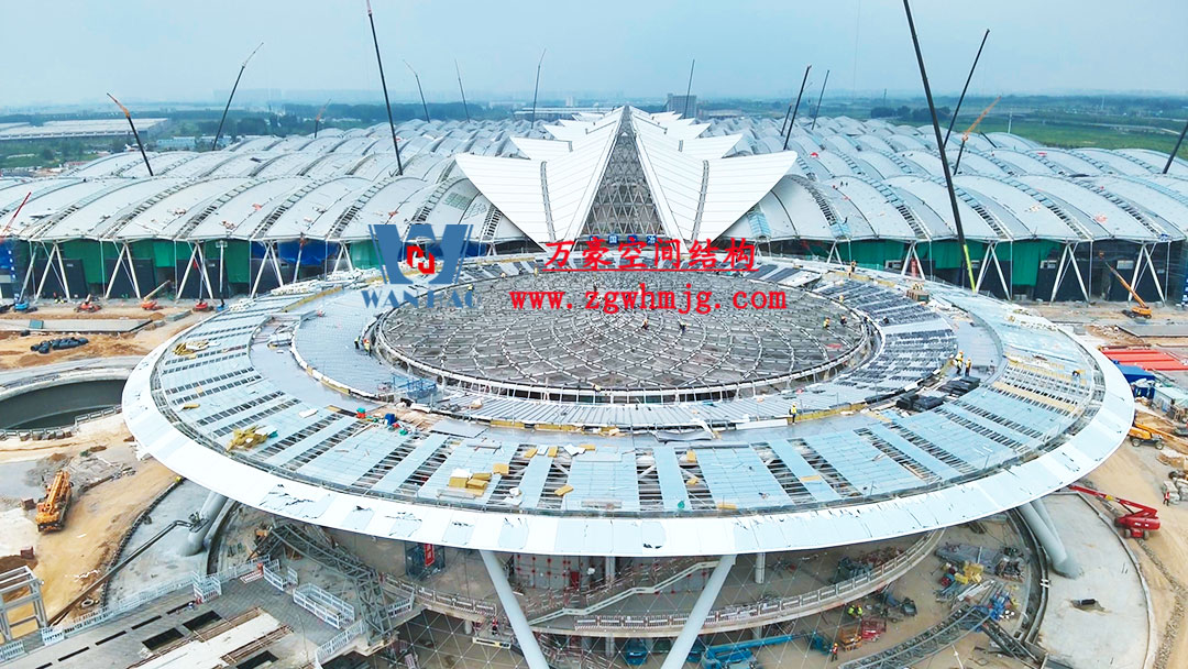 鄭州中原高鐵港數(shù)字展貿(mào)城ETFE PTFE膜結(jié)構(gòu)項目 鄭州中原高鐵港數(shù)字展貿(mào)城ETFE PTFE膜結(jié)構(gòu)項目