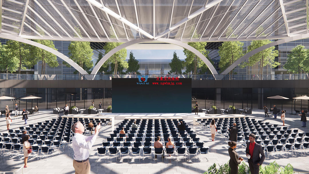 ETFE氣枕膜與雙曲面空間網殼結構結合是什么樣？一起來一睹真容