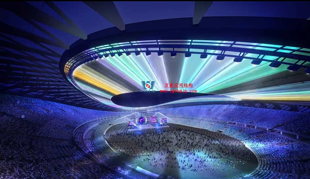 太湖之畔，華燈初上|無錫奧體中心施工加速