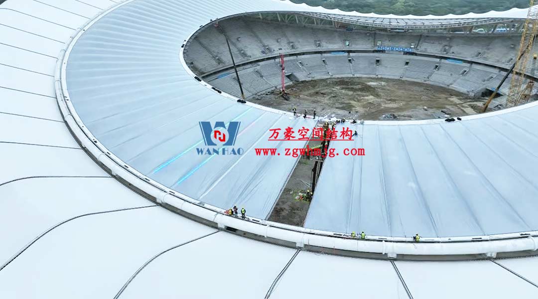 無錫奧林匹克體育產業(yè)中心ETFE膜結構項目 無錫奧林匹克體育產業(yè)中心ETFE膜結構項目