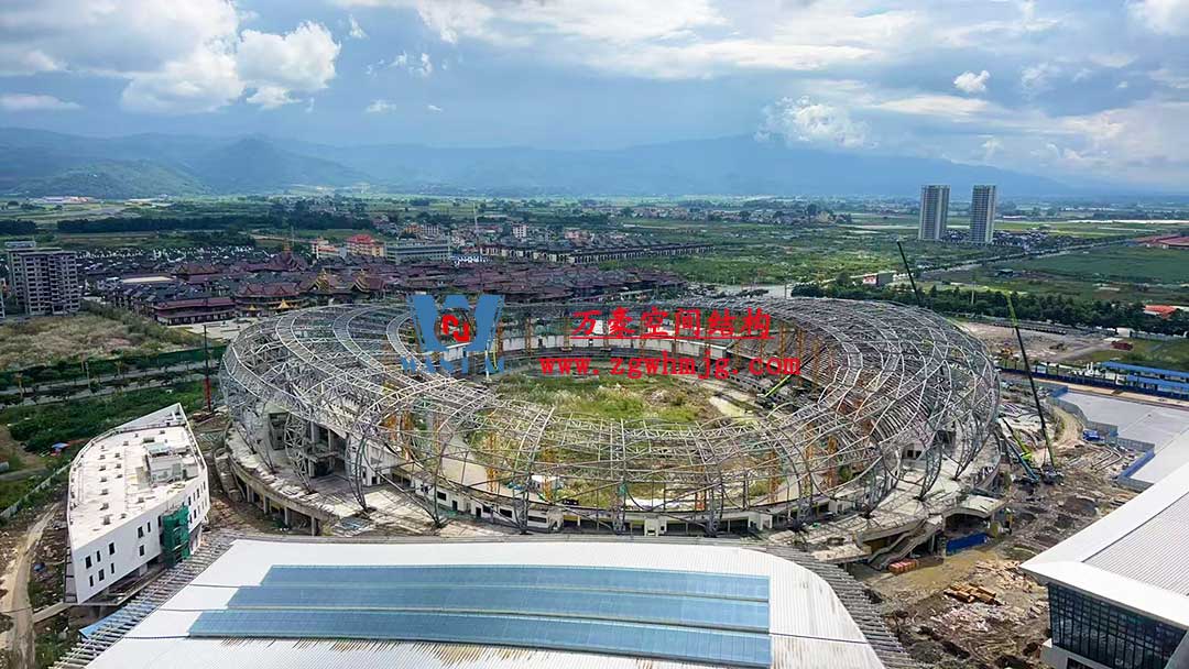 瑞麗國(guó)際文體中心建設(shè)項(xiàng)目體育場(chǎng)鋼結(jié)構(gòu)工程
