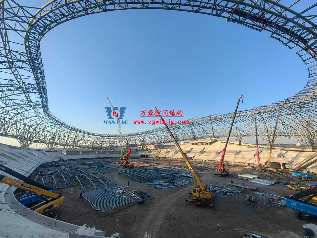 山東蓬萊體育場PTFE膜結構項目