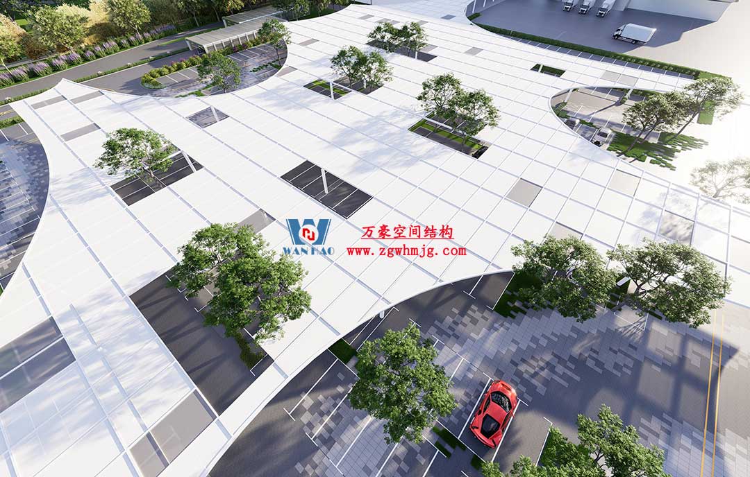 綠色心海·智慧產(chǎn)融農(nóng)商匯項目ETFE氣枕天幕工程