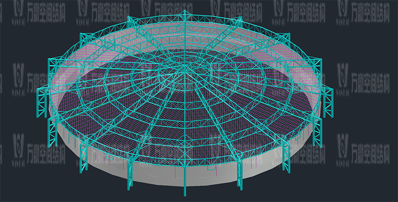 萬豪2020第15標-格爾木工業(yè)園昆侖工業(yè)區(qū)工業(yè)污水廠污水池保溫膜結(jié)構(gòu)工程
