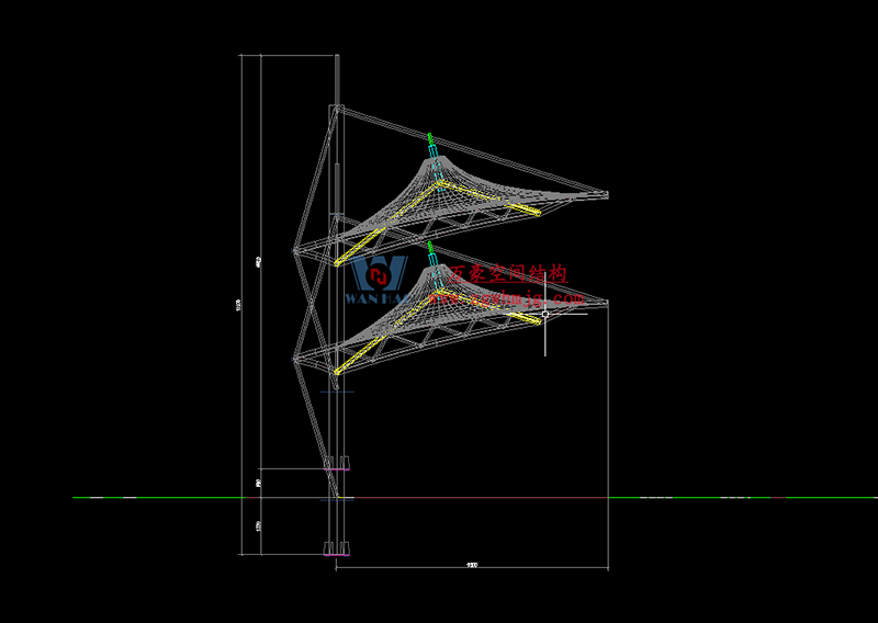 萬豪2023第5標-四川職業技術學院鋰電科技學院建設項目看臺膜結構工程