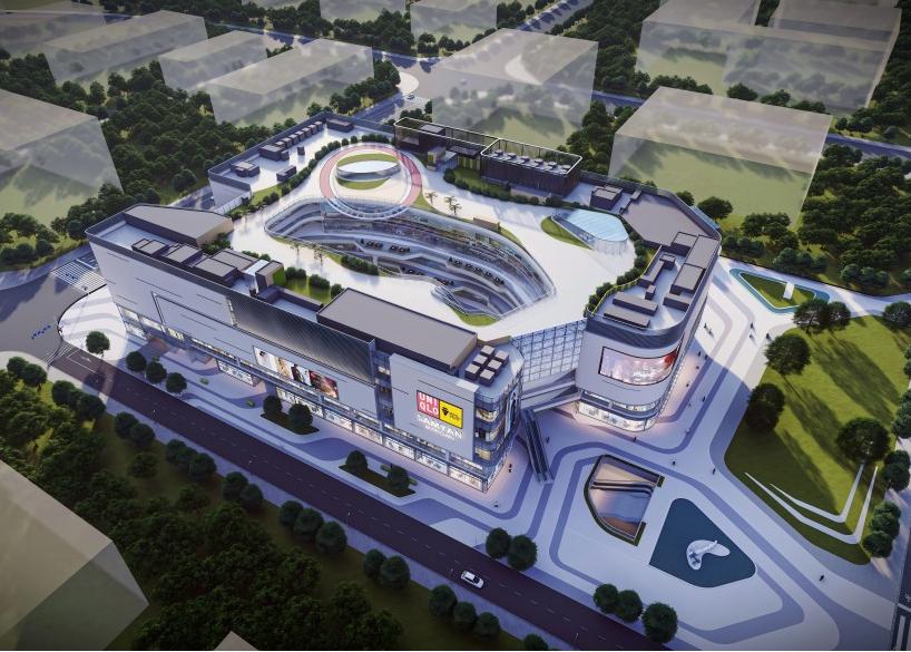 廣州從化鳳凰新天地商業樓ETFE+PTFE膜結構