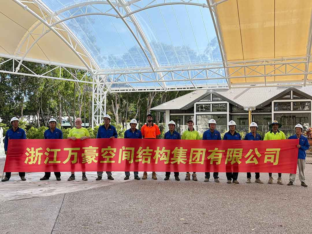澳大利亞噴泉廣場雙膜天幕驚艷落地，ETFE+PTFE演繹建筑黑科技
