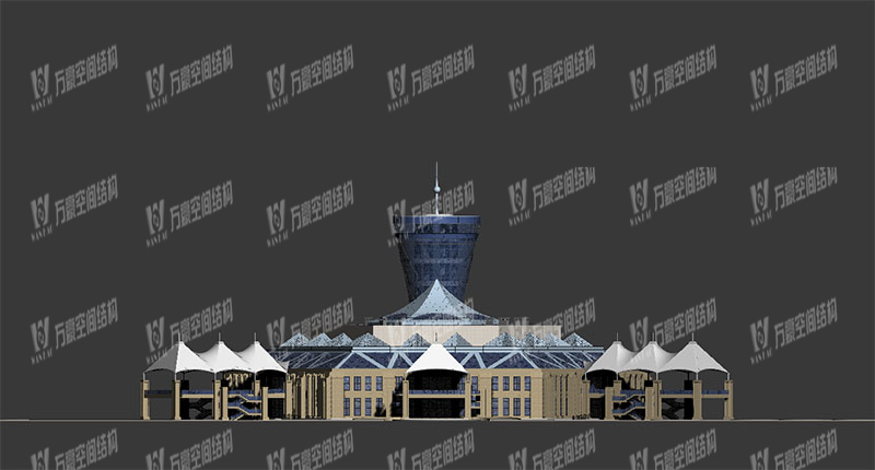 青海茶卡鹽湖天空之境集散中心鋼膜結構項目竣工 青海茶卡鹽湖天空之境集散中心鋼膜結構項目竣工