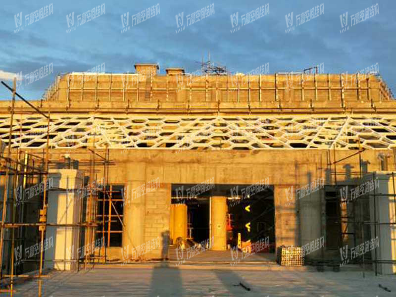 青海茶卡鹽湖天空之境集散中心鋼膜結構項目竣工 青海茶卡鹽湖天空之境集散中心鋼膜結構項目竣工