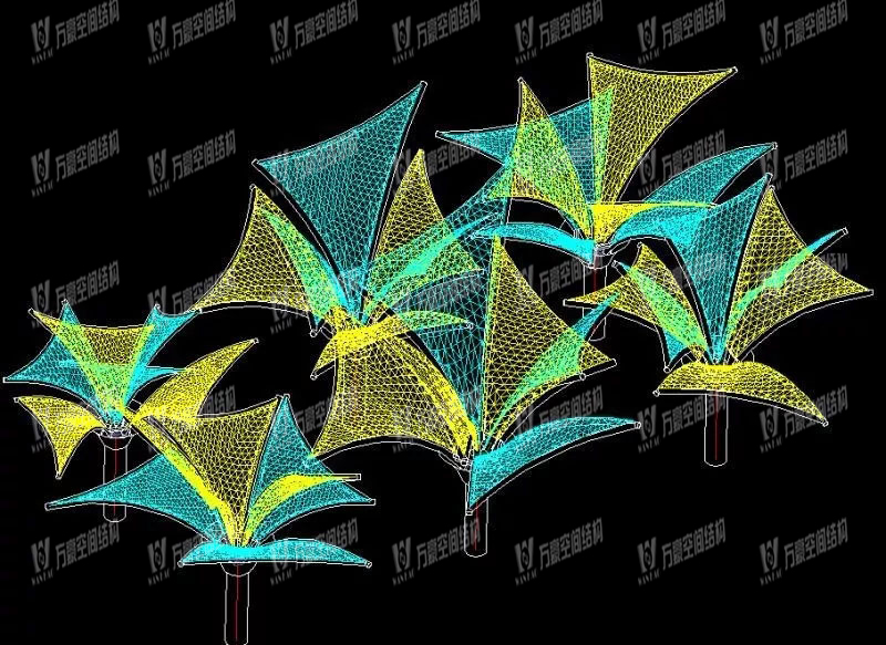 東莞市東江西岸PTFE網格覆膜結構