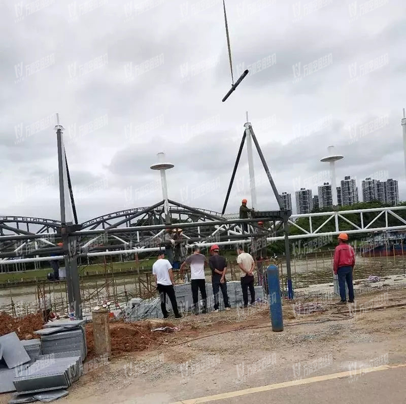 東莞市東江西岸PTFE網格覆膜結構